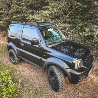 Niskoprofilowy aluminiowy bagażnik dachowy Suzuki Jimny (1998–2018)